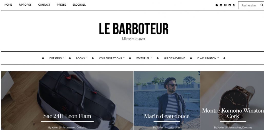 blog mode homme le barboteur