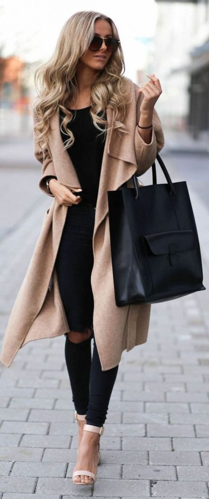 Long manteau femme