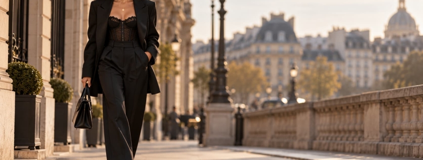 Total look noir